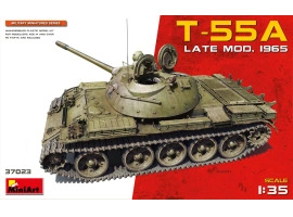 обзорное фото Т-55А Пізньої модифікації 1965 Бронетехніка 1/35