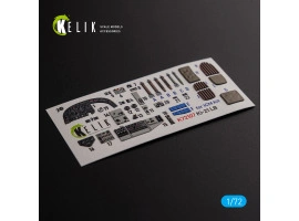 обзорное фото KI-21 декаль інтер'єр для комплекту ICM 1/72 KELIK K72107 3D Декали