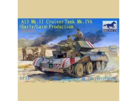 обзорное фото Сборная модель британского танка "A13 Mk. I Cruiser Tank Mk. III" Бронетехника 1/35