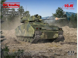 Сборная модель 1/72 Боевая разведывательная машина США М3 Брэдли ICM 72913 Сборная модель 1/72 Боевая разведывательная машина США М3 Брэдли ICM 72913