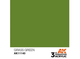 Акриловая краска GRASS GREEN – STANDARD / ЗЕЛЕНАЯ ТРАВА АК-интерактив AK11140