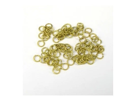 BRASS RINGS Ø4mm (100 u.) - Латунні кільця