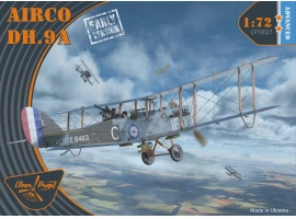 Збірна модель 1/48 Британський літак-бомбардувальник Airco DH.9A (рання версія) Clear Prop 72027