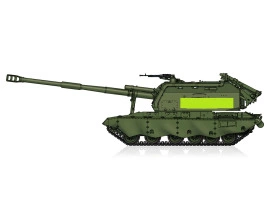 Збірна модель 1/72 Самохідна гаубиця 2С19-М2 "Мста-С" HobbyBoss 82928