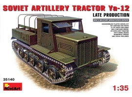 Збірна модель 1/35 Радянський артилерійський тягач Я-12 (пізнього виробництва) MiniArt 35140