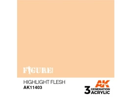 Акриловая краска HIGHLIGHT FLESH – ЯРКИЙ ТЕЛЕСНЫЙ FIGURES АК-интерактив AK11403