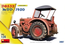 Збірна модель 1/24 Німецький трактор D8532, модифікація 1950 року. Miniart 24007
