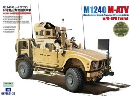 Збірна модель 1/72 Бронеавтомобіль M1240 M-ATV MRAP w/O-GPK Turret T-Model GH72A01-20 Rebox Збірна модель 1/72 Бронеавтомобіль M1240 M-ATV MRAP w/O-GPK Turret T-Model GH72A01-20 Rebox