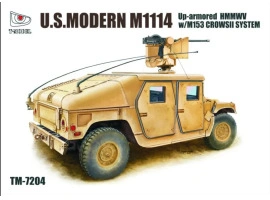 Збірна модель 1/72 Бронеавтомобіль U.S.HMMWV M1114 w/M153 CROWSII T-Model TM7204 Збірна модель 1/72 Бронеавтомобіль U.S.HMMWV M1114 w/M153 CROWSII T-Model TM7204
