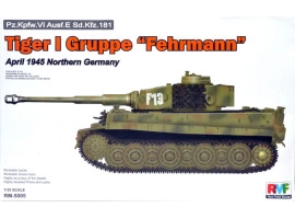 Scale model 1/35 Tank Tiger I Group "Fahrmann", April 1945, Northern Germany RFM RM-5005