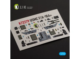 USMC F/A-18 A+ декаль интерьер для комплекта Academy 12411 1/72 KELIK K72279