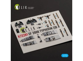 Eurofighter Typhoon EF-2000 декаль интерьер для комплекта Italeri 1/72 KELIK K72281