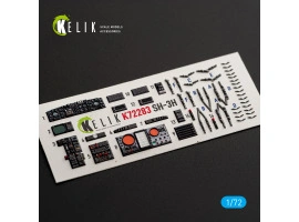 SH-3H Sea King декаль интерьер для комплекта Foreart 1/72 KELIK K72283