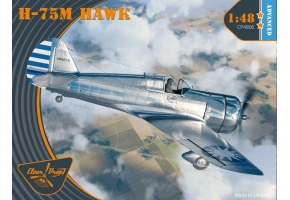 Сборная модель 1/48 Самолет H-75MHawk Clear Prop 4806