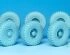preview US, IDF M977 HEMTT Truck Goodyear Sagged Wheel set