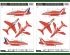 preview Сборная модель самолета RAF Red Arrows Hawk T MK.1/1A