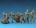 preview Сборная модель 1/35 Фигуры немецкие солдаты с топливными бочками, специальное издание Миниарт 35256